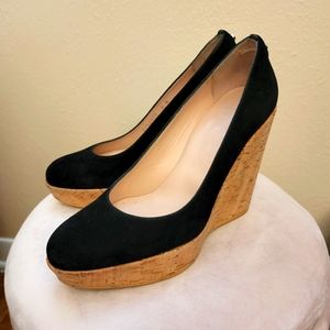 Stewart Weitzman Suede Wedge shoes